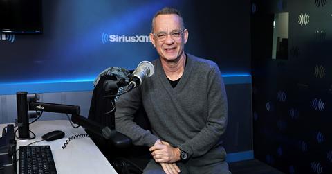 Tom Hanks during a radio interview for SiriusXM.