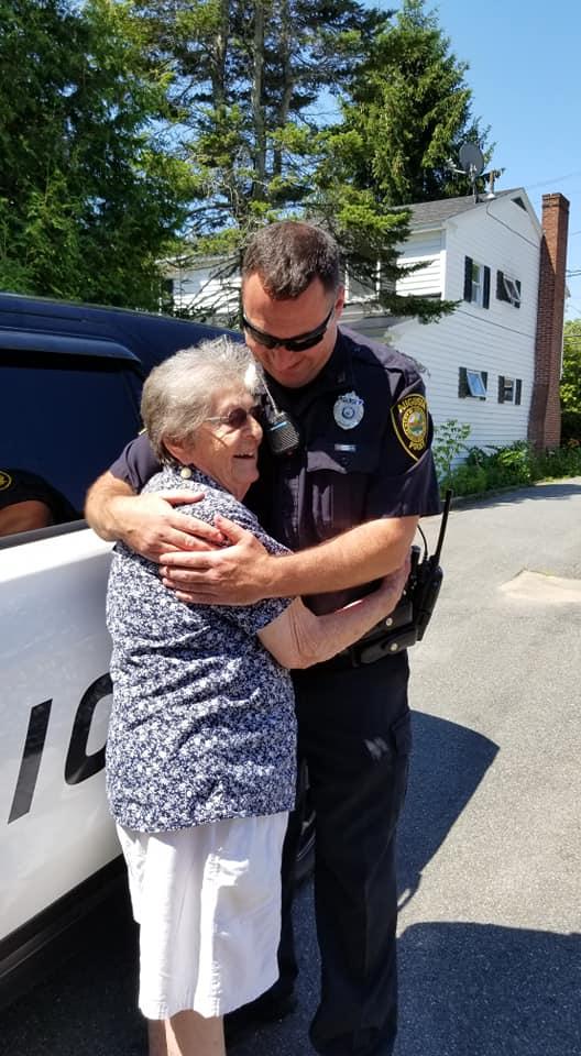 grandma arrested cops