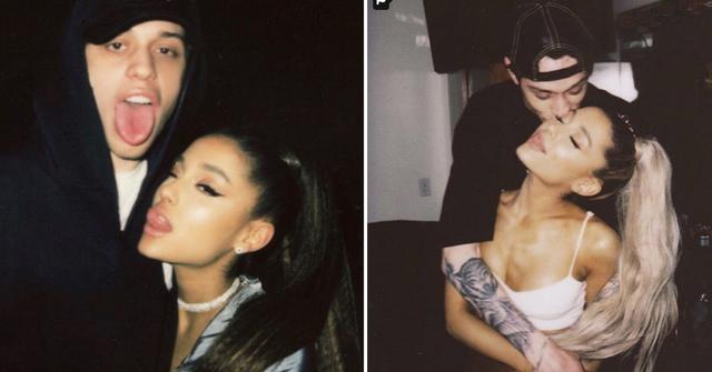 Ariana Grande and Pete Davidson