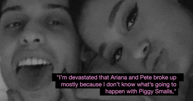 Ariana Grande and Pete Davidson