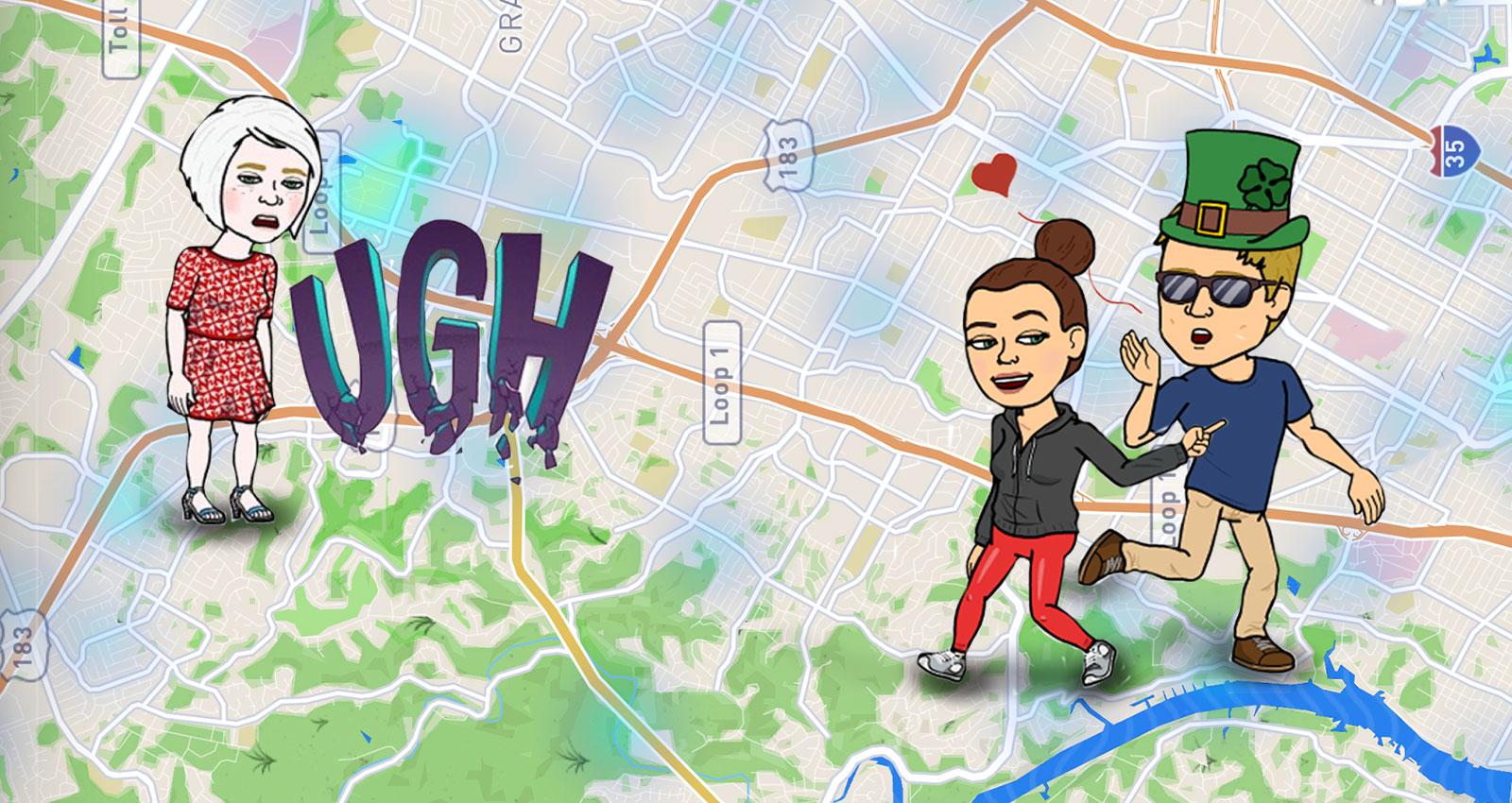 snapchat map