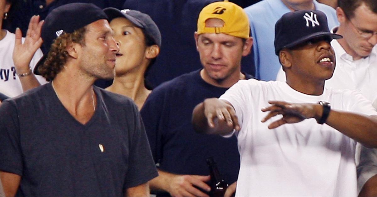 Jesse Itzler hangs out with jay-Z in New York City.