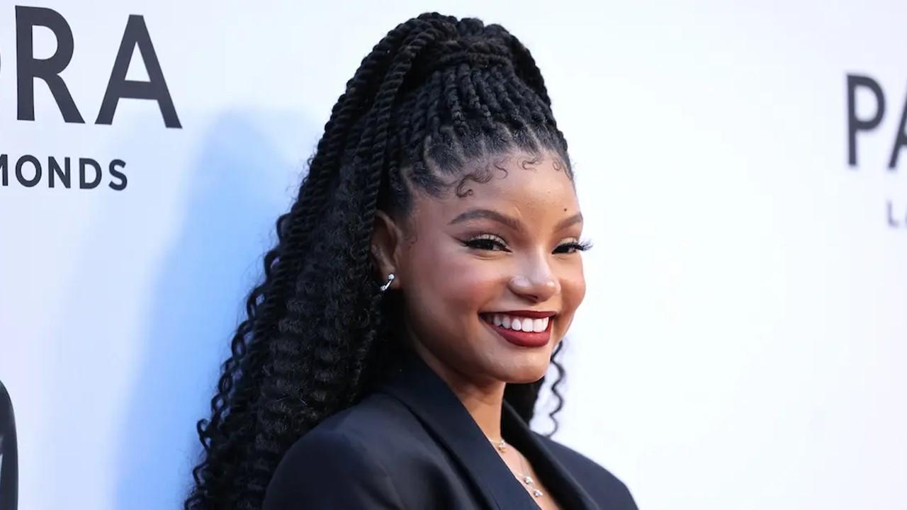 Halle Bailey attends as Pandora Celebrates Lab Grown Diamonds With A New Diamond District on Sept. 6, 2023