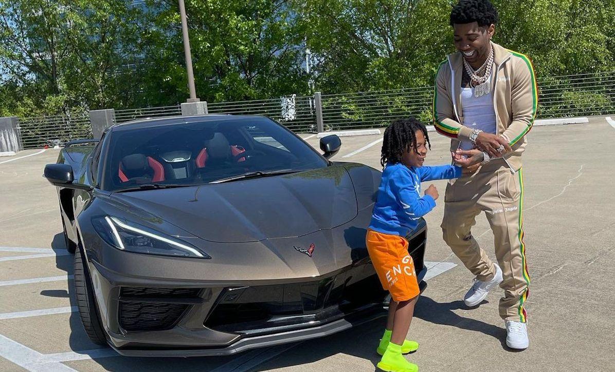 YFN Lucci and his son