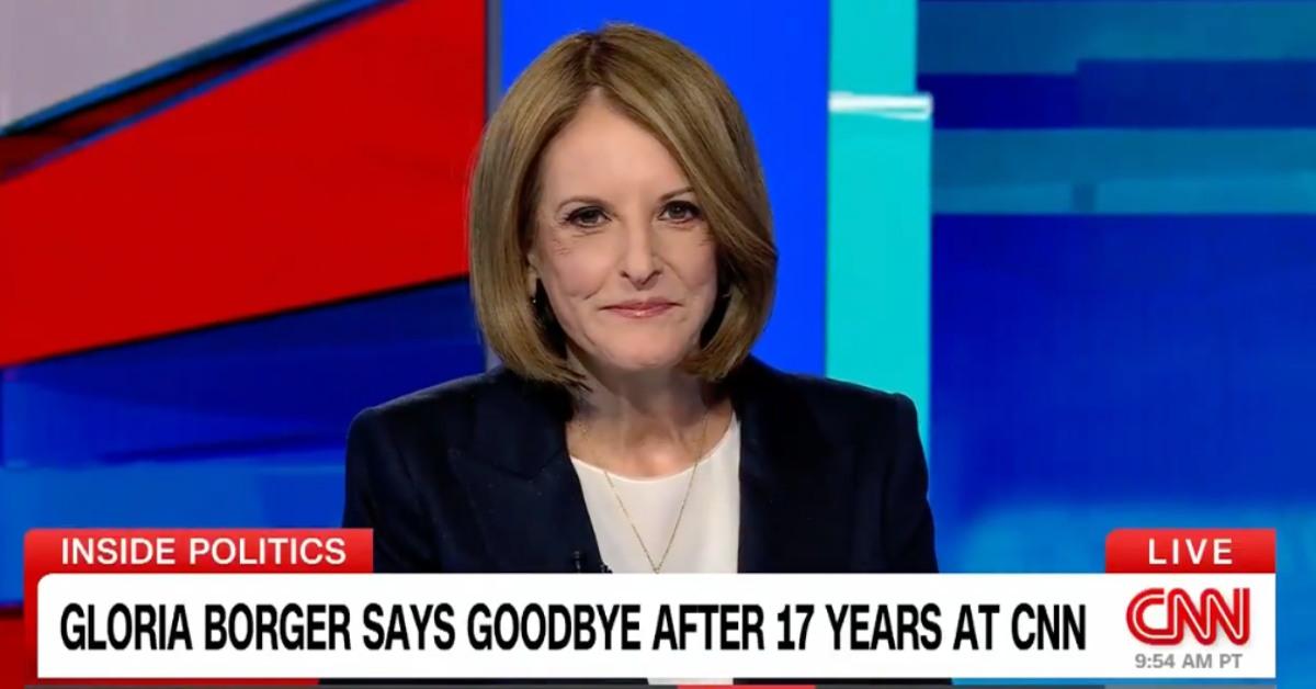 Gloria Borger announces on CNN that she is leaving the network.