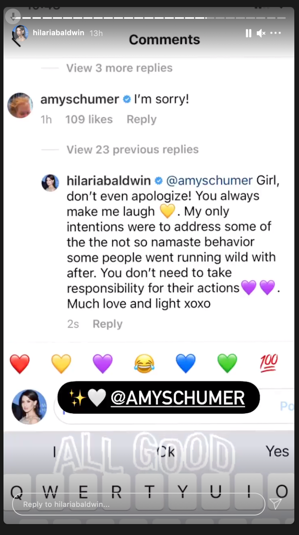 Amy Schumer And Hilaria Baldwin S Instagram Feud What You Should Know