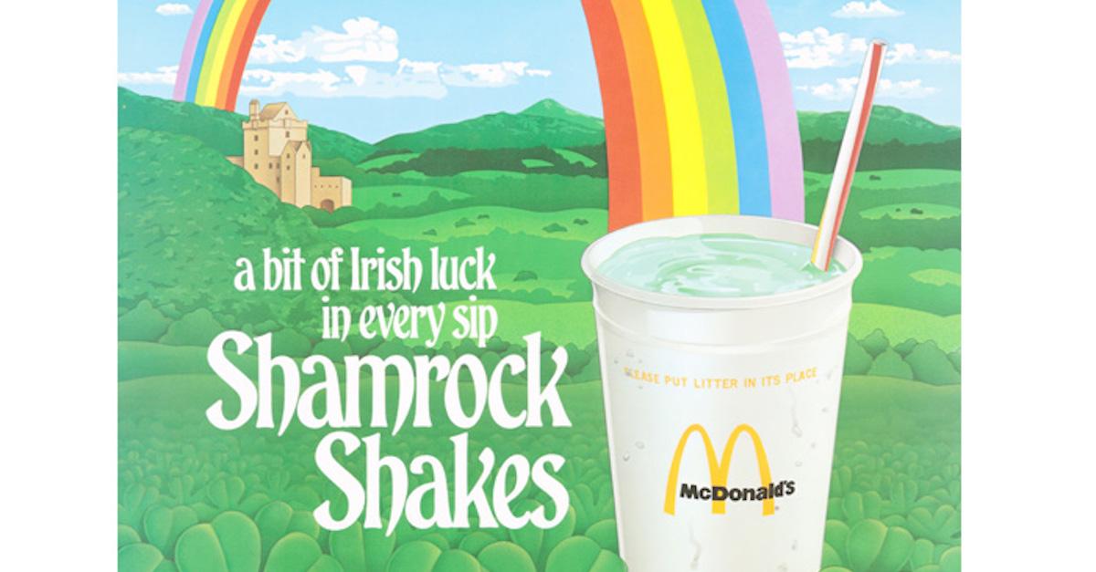 mcdonald's shamrock shake