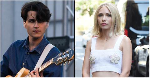 Ezra Koenig and Tavi Gevinson at separate events.