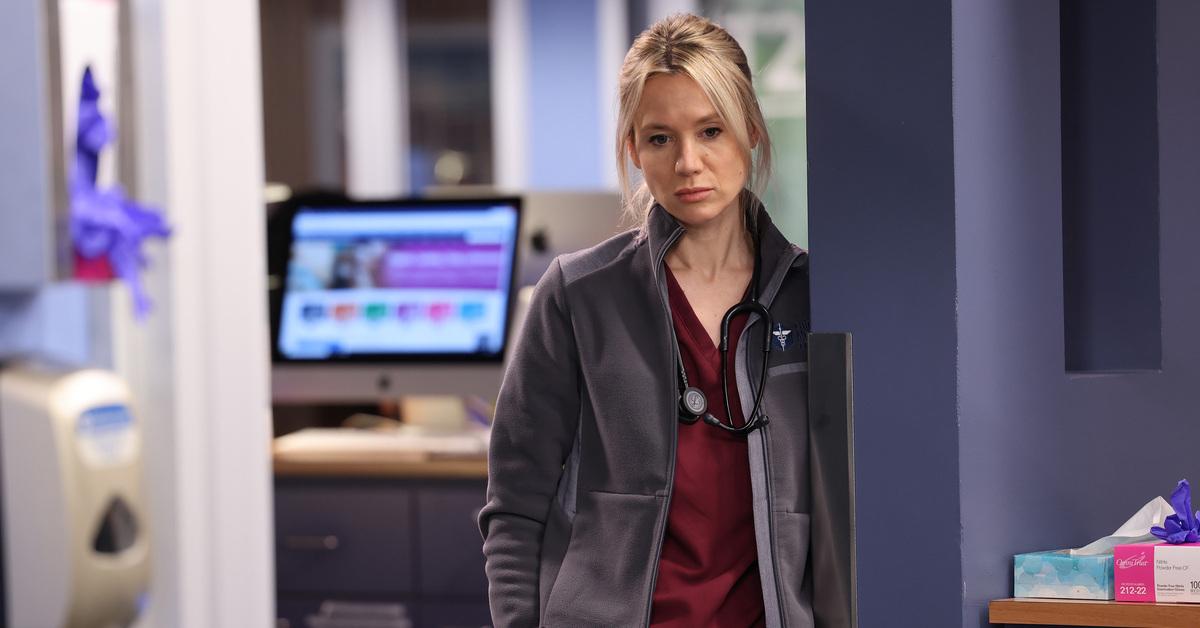 Kristen Hager as Dr. Stevie Hammer on "Chicago Med."