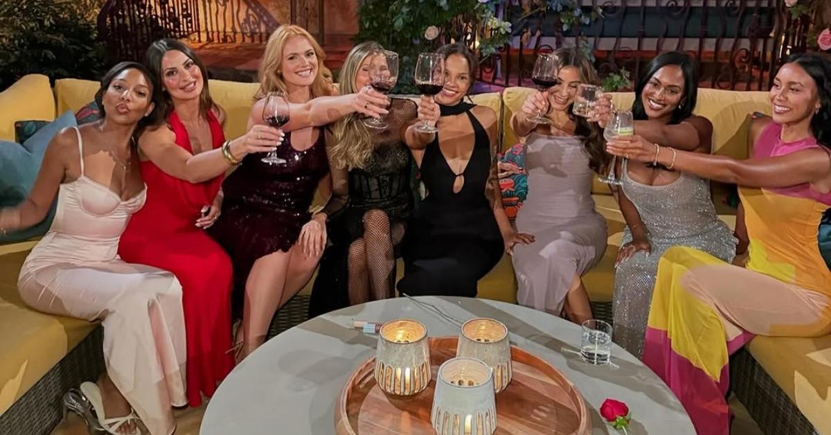 Beverly and other ladies at a Bachelor cocktail party