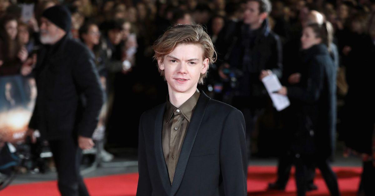 Thomas Brodie-Sangster attending an event in January 2022.
