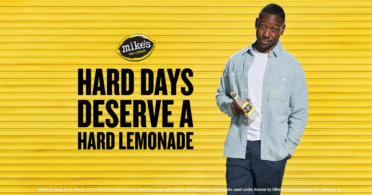 Does a hard day of weather-predicting, food-tasting, and acting deserve a Mike’s Hard Lemonade? Lamorne Morris says yes.