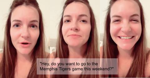 A woman shares uncomfortable text exchange with mom's hubby