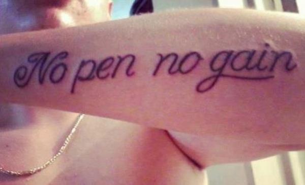 bad tattoos no pen