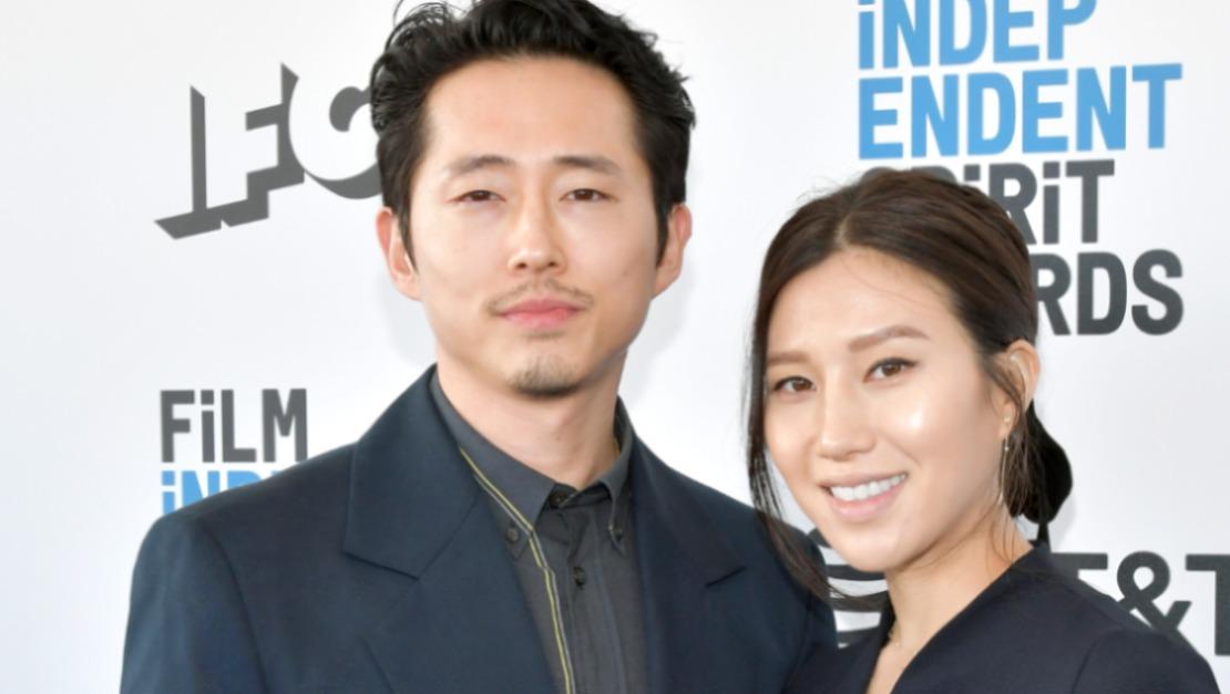 Steven Yeun and Joana Pak