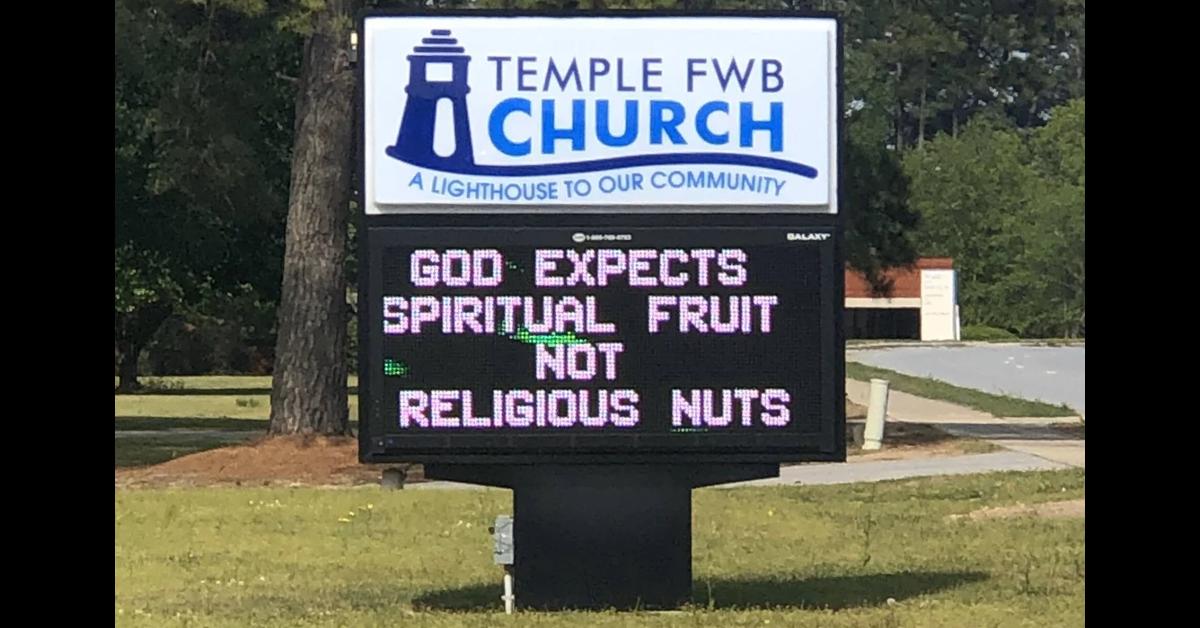 funny church signs