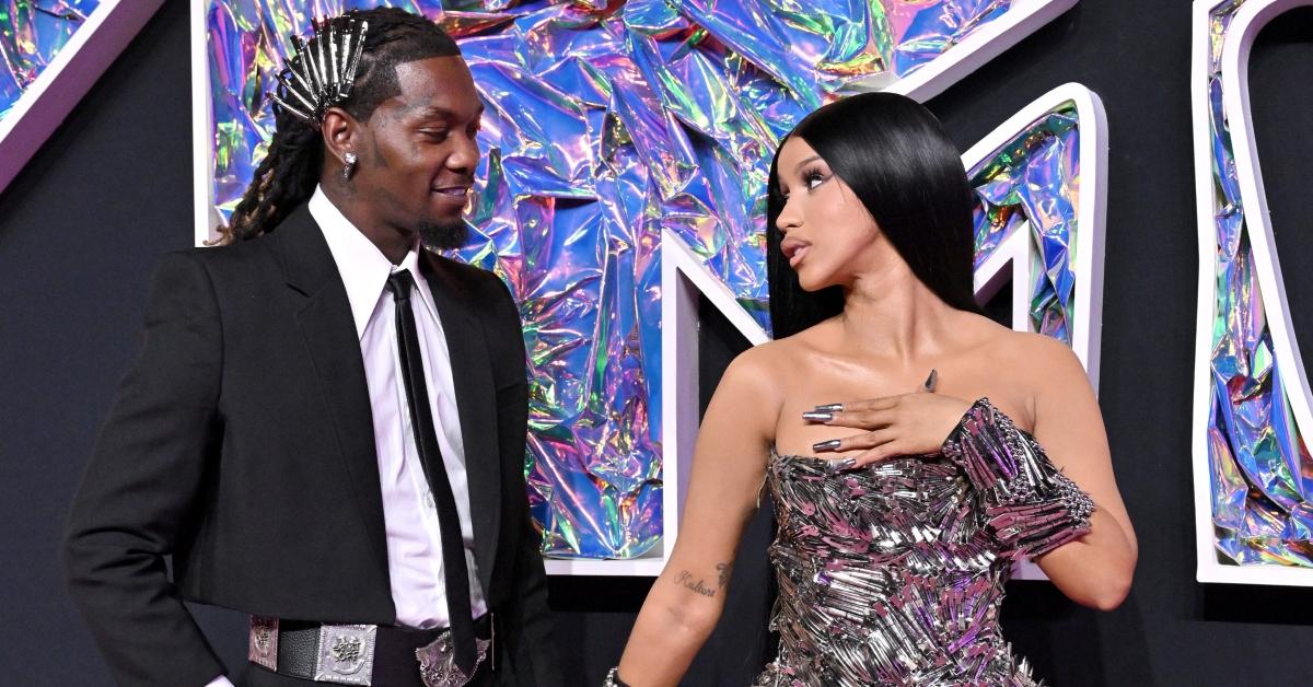 Offset and Cardi B attend the 2023 MTV Video Music Awards.