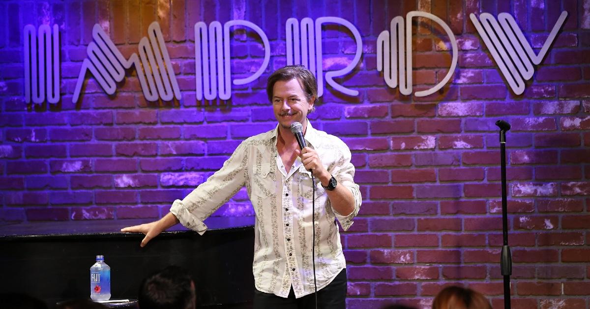 David Spade performs at the Boot Campaign's Comedy Boot Jam.