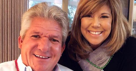 Caryn Chandler and her fiancé, Matt Roloff celebrating.