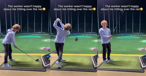 No Full Swings at Driving Range