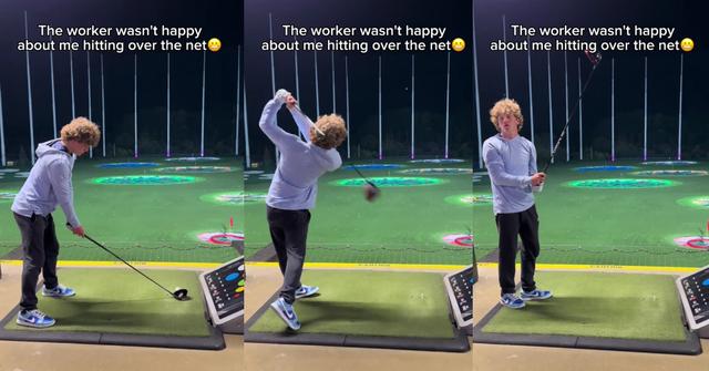 No Full Swings at Driving Range