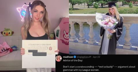 Woman Owns Man Doubting Harvard Degree