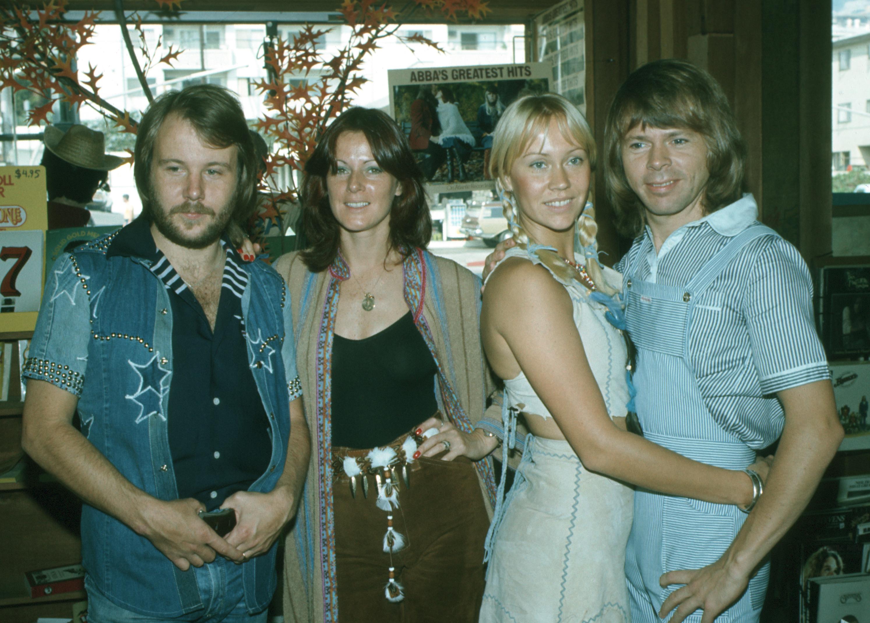 The members of ABBA were split into two couples