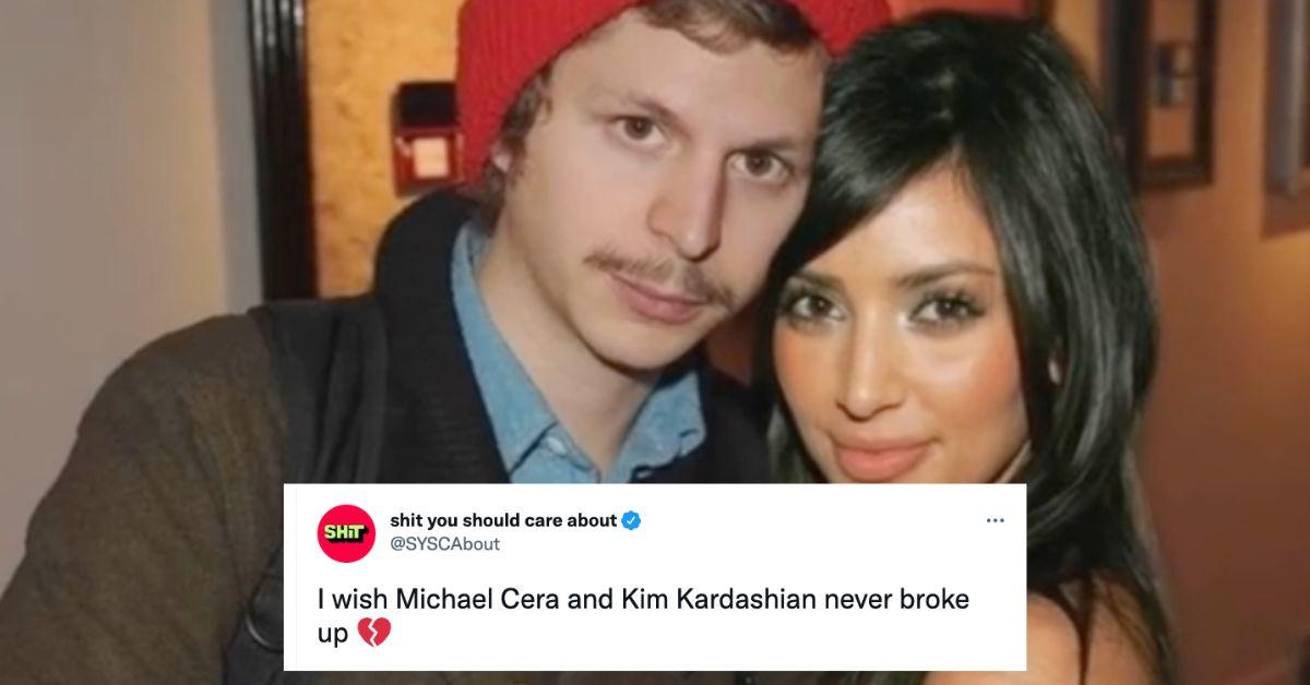 Michael Cera and Kim Kardashian