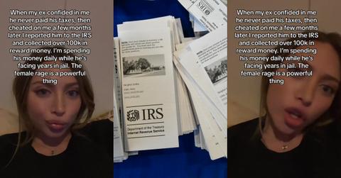 Woman Reports Ex to IRS for "Whistle Blower" Reward Money