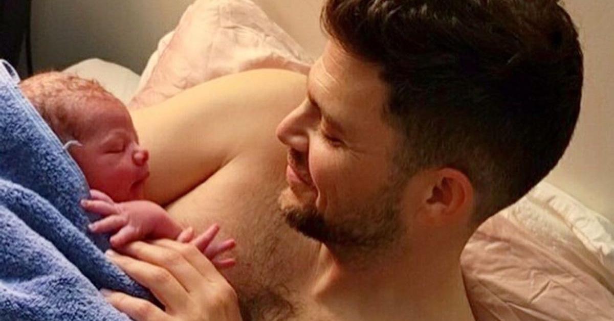 jerry ferrara and his newborn son