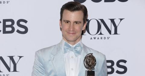 Gavin Creel poses with his Tony Award