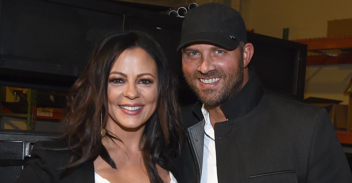 Jay Barker and Sara Evans in 2017