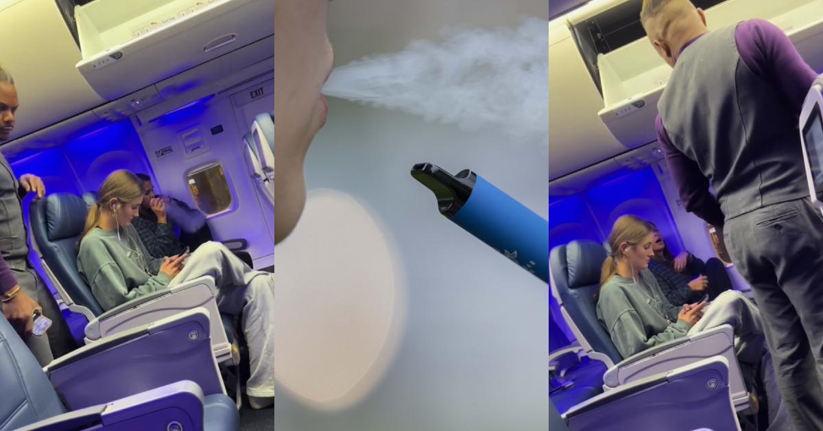 Booted off Plane for "Accidentally" Vaping