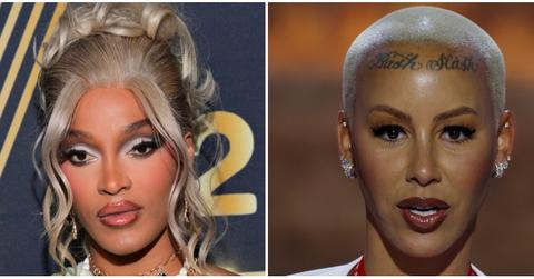 (l-r): Joseline Hernandez and Amber Rose