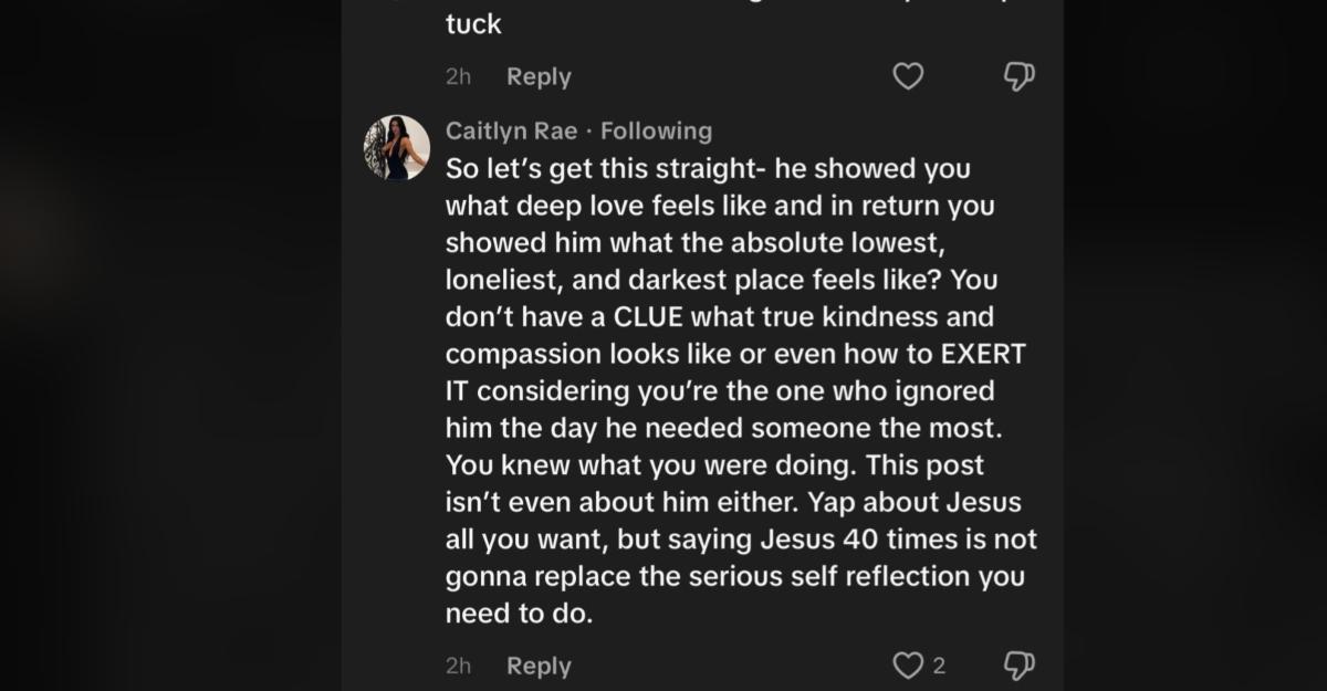 Caitlyn Rae lashes out at Cortney after Tucker's death.