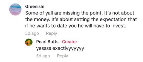 tiktok comment who pays first date