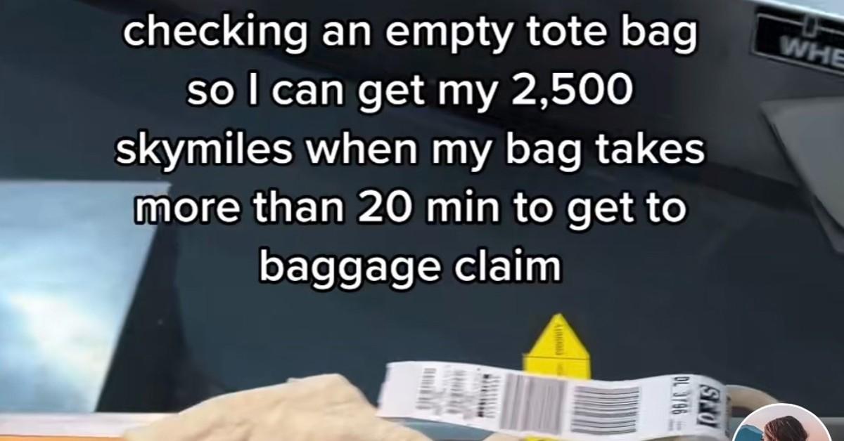 Viral TikTok Says an Empty Tote Bag Can Get You Free Delta