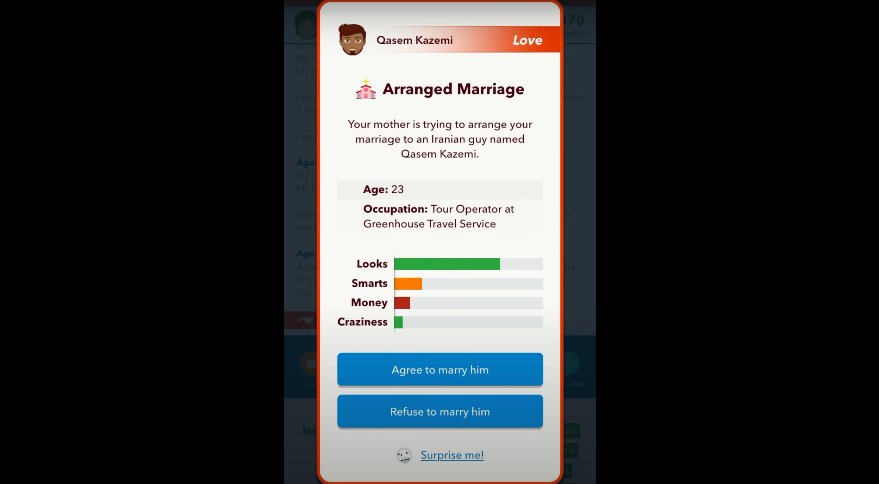 bitlife arranged marriage