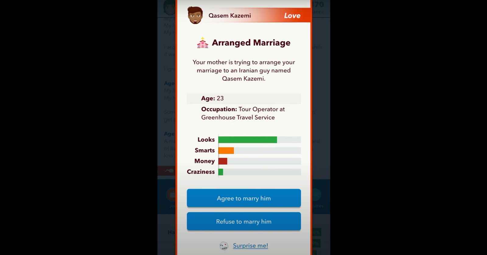bitlife arranged marriage