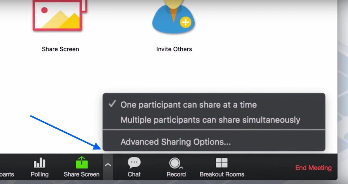 zoom share screen