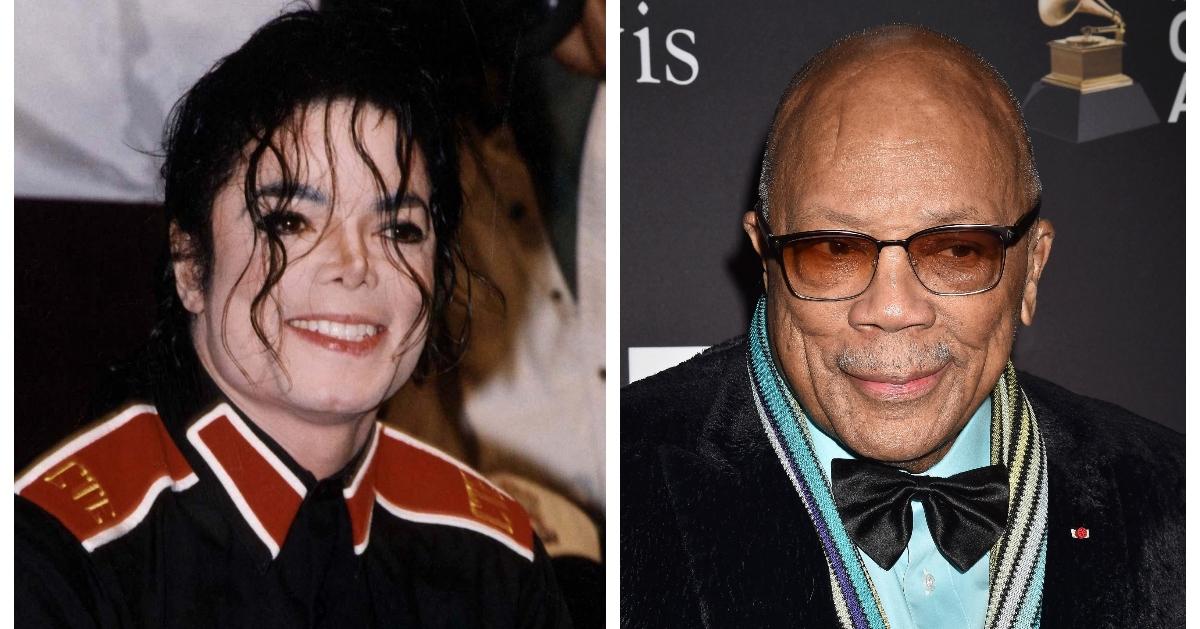 (L-R): Michael Jackson; Quincy Jones