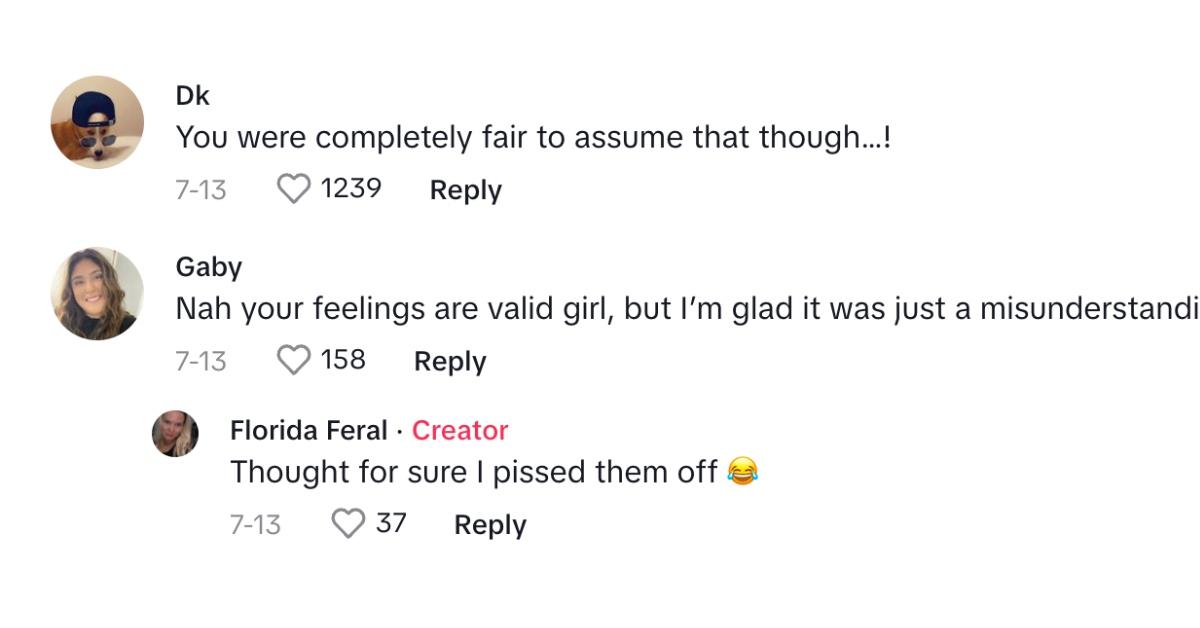 tiktok comment about uber eats receipt seemingly calling woman cuss word