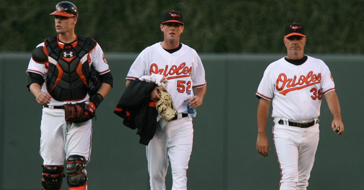  Matt Wieters, Brian Matusz, Rick Kranitz 