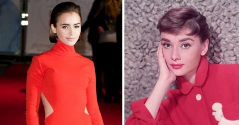Audrey Hepburn , Lily Collins