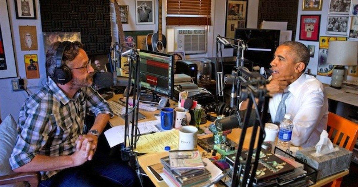 Marc Maron interviews Barack Obama on 'WTF' podcast.