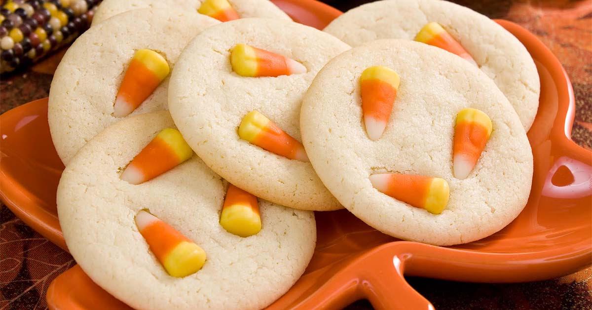 candy corn cookie