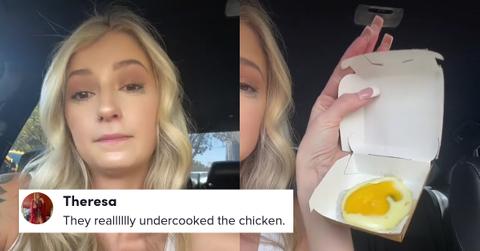 TikToker McDonald's Egg Instead of Nuggets