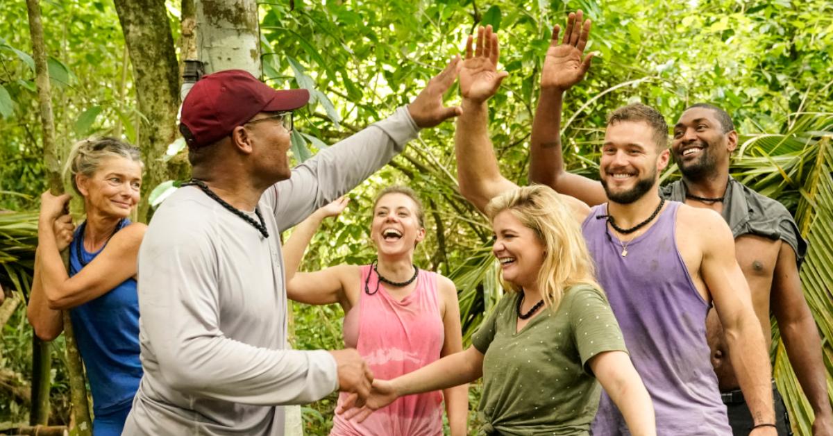 Paulina Porizkova, Mike Singletary, Jodie Sweetin, Lauren Alaina, Colton Underwood and Metta World Peace