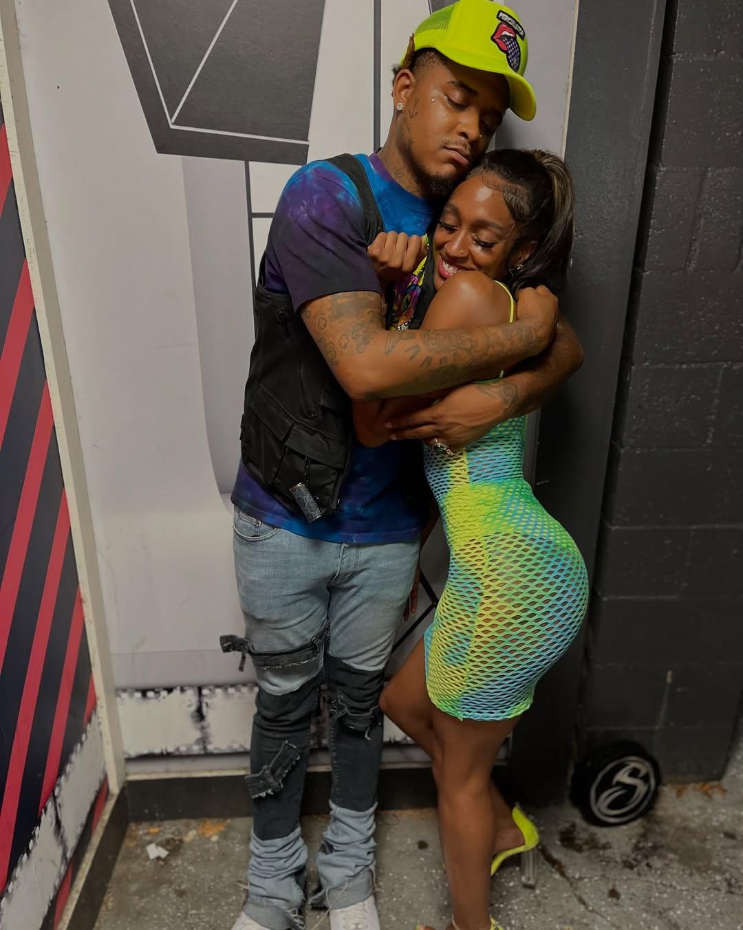 (l-r): T-Hood and Kelsie Frost