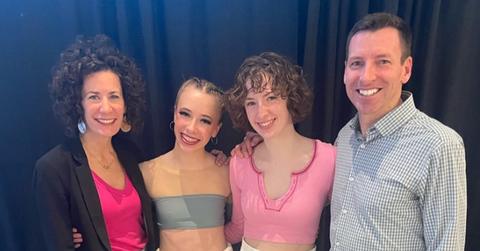 Lindsey Uselding with her husband and daughters